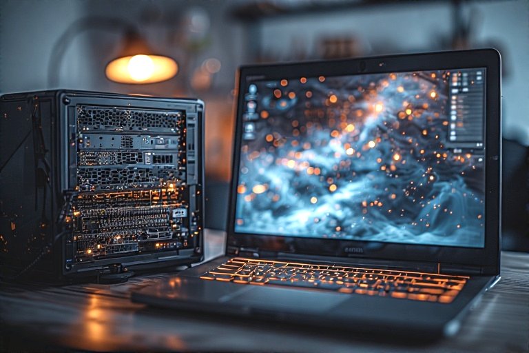 server + notebook + linux